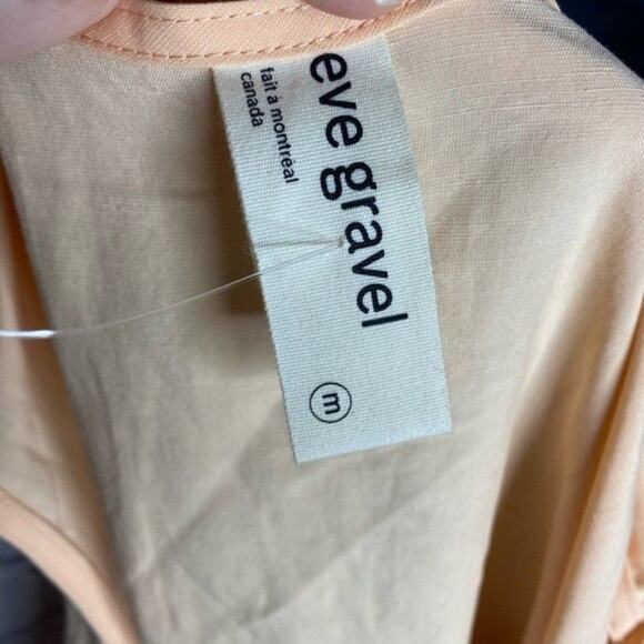 Eve Gravel PIVOINE DRESS Line blend belted sleeveless shirt button down like new - Picture 5 of 7